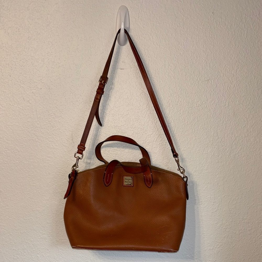 Dooney & Bourke Pebble Grain Leather Satchel